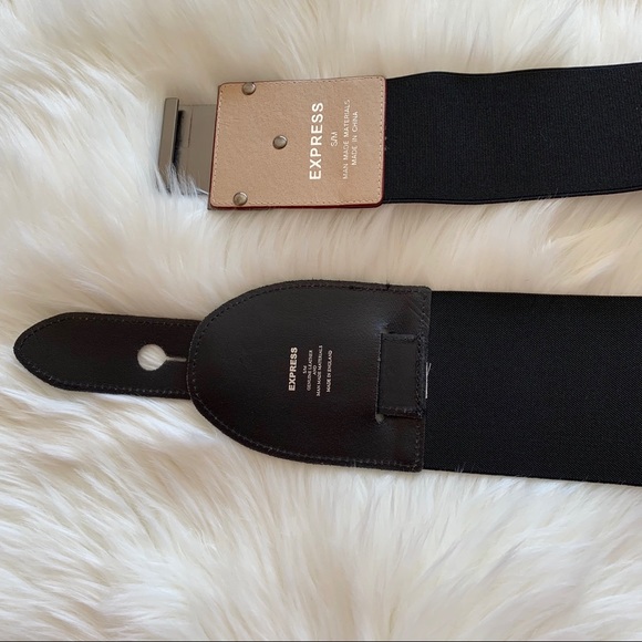 Express oversized belts black & black/red 🐍 print - Picture 3 of 4